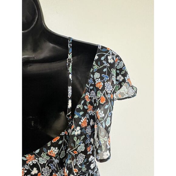 Veronica Beard Marilyn Cold Shoulder 100% Silk Dress Size 2 - Picture 8 of 16